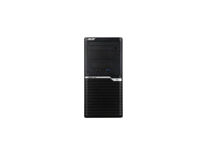 Acer Veriton M4660G VM4660G-I7870S1 Desktop Computer - Core i7 i7-8700 - 8 GB RAM - 256 GB SSD - Black - Windows 10 Pro 64-bit - Intel UHD Graphics 630 - Gigabit Ethernet