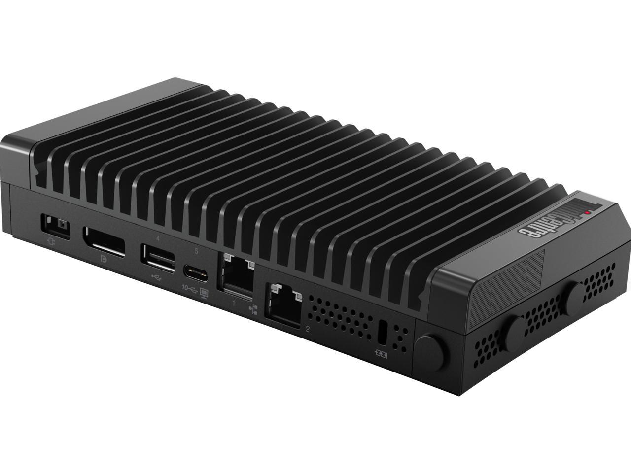 Lenovo ThinkCentre M90n-1 11AH000UUS Desktop Computer - Core i3 i3-8145U - 4 GB RAM - 128 GB SSD - Ultra Small