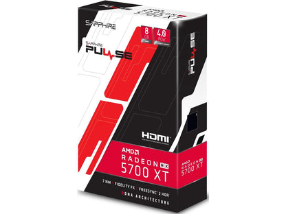 Sapphire 11293-01-20G PULSE AMD Radeon RX 5700 XT 8GB GDDR6 HDMI/3DisplayPort PCI-Express 4.0 Video Card