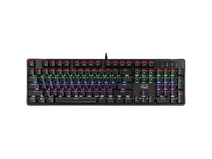 Adesso Multi-Color Illuminated Mechanical Gaming Keyboard
