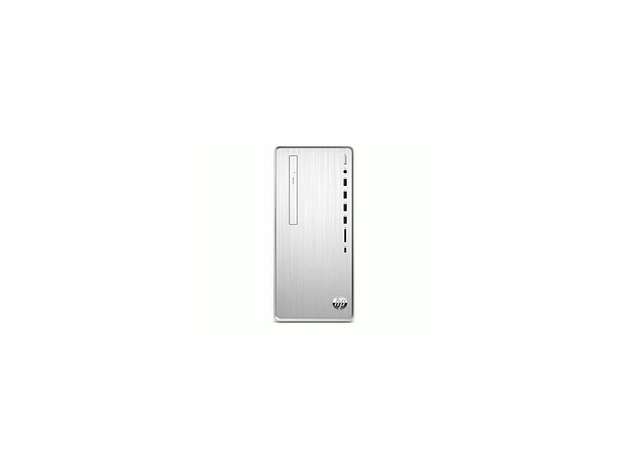 HP Pavilion Desktop Computer, Intel Core i7-9700, 16GB RAM, 1TB Hard Drive, 256 GB SSD, Windows 10 (TP01-0070, Silver)