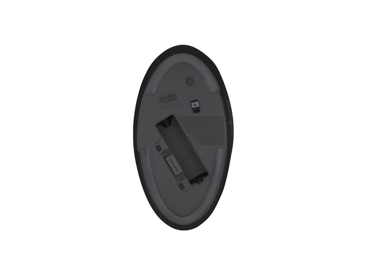 Kensington Pro Fit K75404WW Black 5 Buttons 1 x Wheel USB Dual (RF / Bluetooth Wireless) 1600 dpi Ergo Mouse