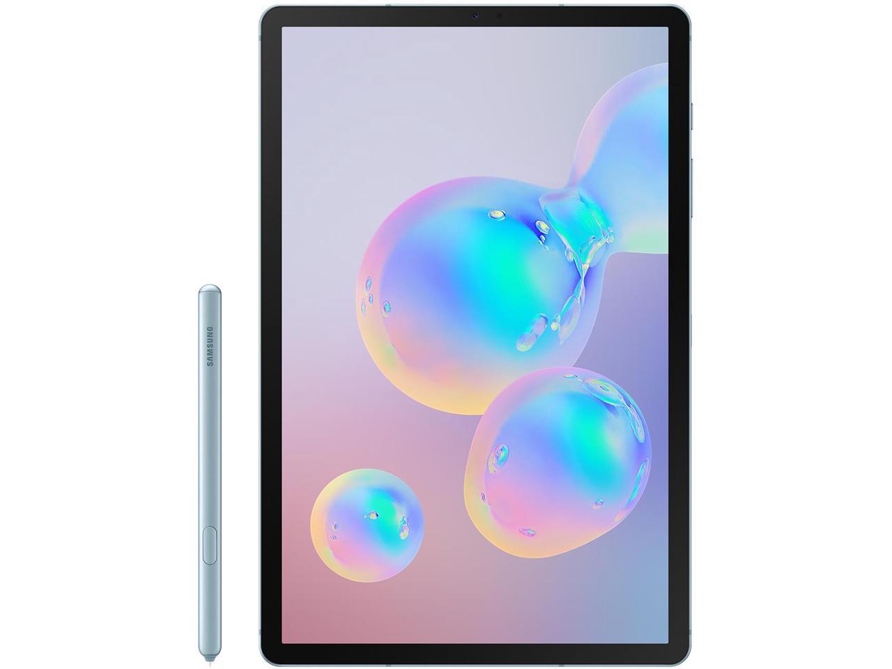Samsung Galaxy Tab S6 SM-T860 Tablet - 10.5" - 8 GB RAM - 256 GB Storage - Android 9.0 Pie - Cloud Blue - Qualcomm SDM855 Snapdragon 855 SoC - Qualcomm Kryo 485 Single-core (1 Core) 2.84 GHz, Qua