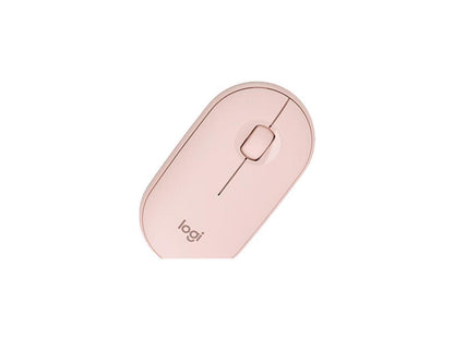 Logitech Pebble M350 910-005769 Rose Pink 3 Buttons 1 x Wheel Dual (RF / Bluetooth Wireless) Optical 1000 dpi Mouse