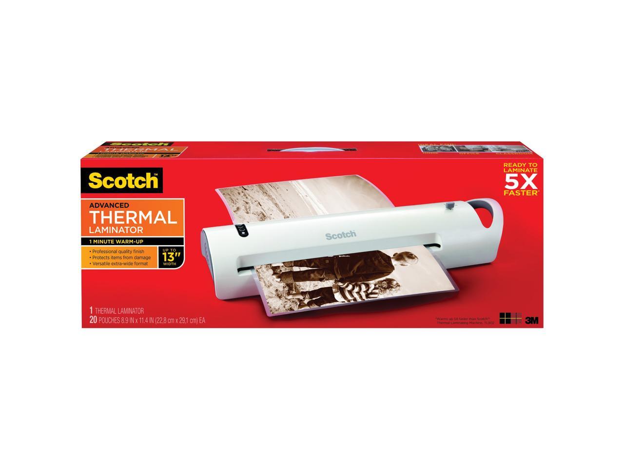 TL1302VP 3M Thermal Laminator TL1302, 13" x 5 Mil Maximum Document Thickness