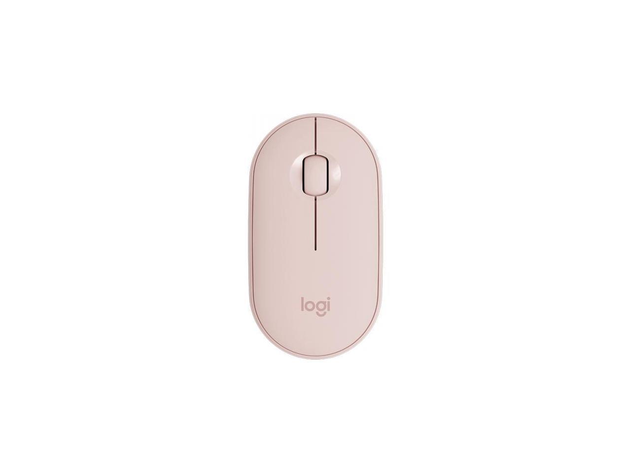 Logitech Pebble M350 910-005769 Rose Pink 3 Buttons 1 x Wheel Dual (RF / Bluetooth Wireless) Optical 1000 dpi Mouse