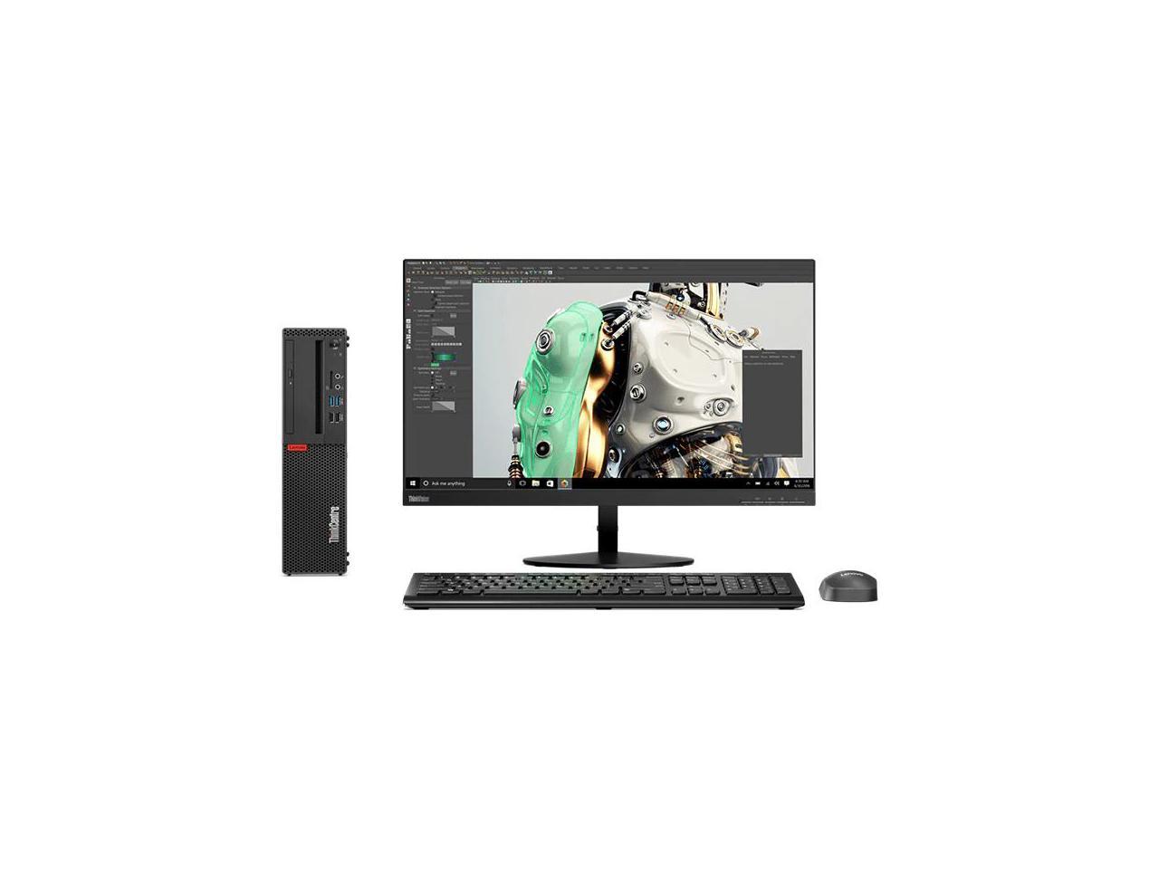 Lenovo ThinkCentre M75s-1 SFF Desktop Computer R5-3400G 8GB 256GB SSD W10P DVDW