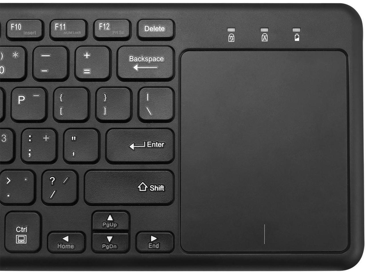 ADESSO WKB-4050UB ADESSO 2.4GHZ WIRELESS KEYBOARD, WITH SCISSOR SWITCH KEYS, LARGE BUILT-IN MULTI-