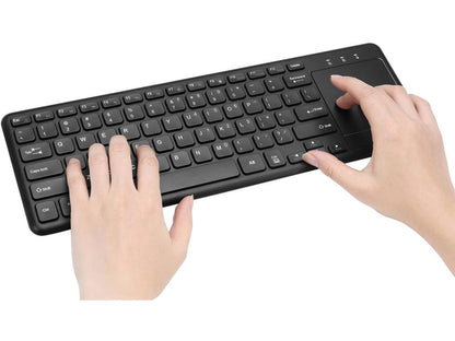 ADESSO WKB-4050UB ADESSO 2.4GHZ WIRELESS KEYBOARD, WITH SCISSOR SWITCH KEYS, LARGE BUILT-IN MULTI-