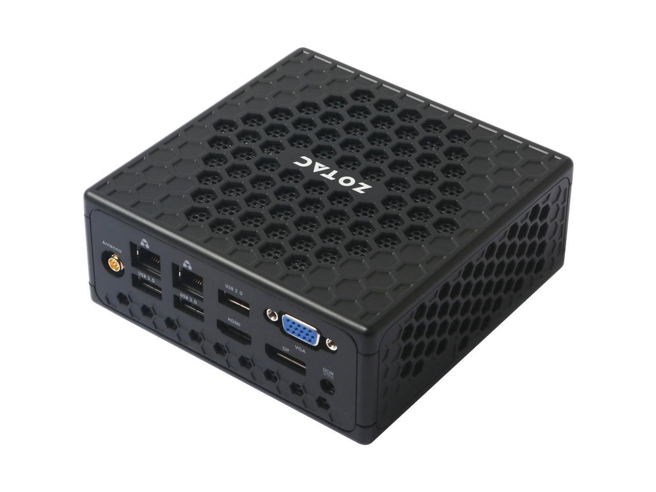 Zotac Zbox Nano CI329 Mini Desktop Computer Celeron N4100 4GB 64GB SSD Win10 Pro