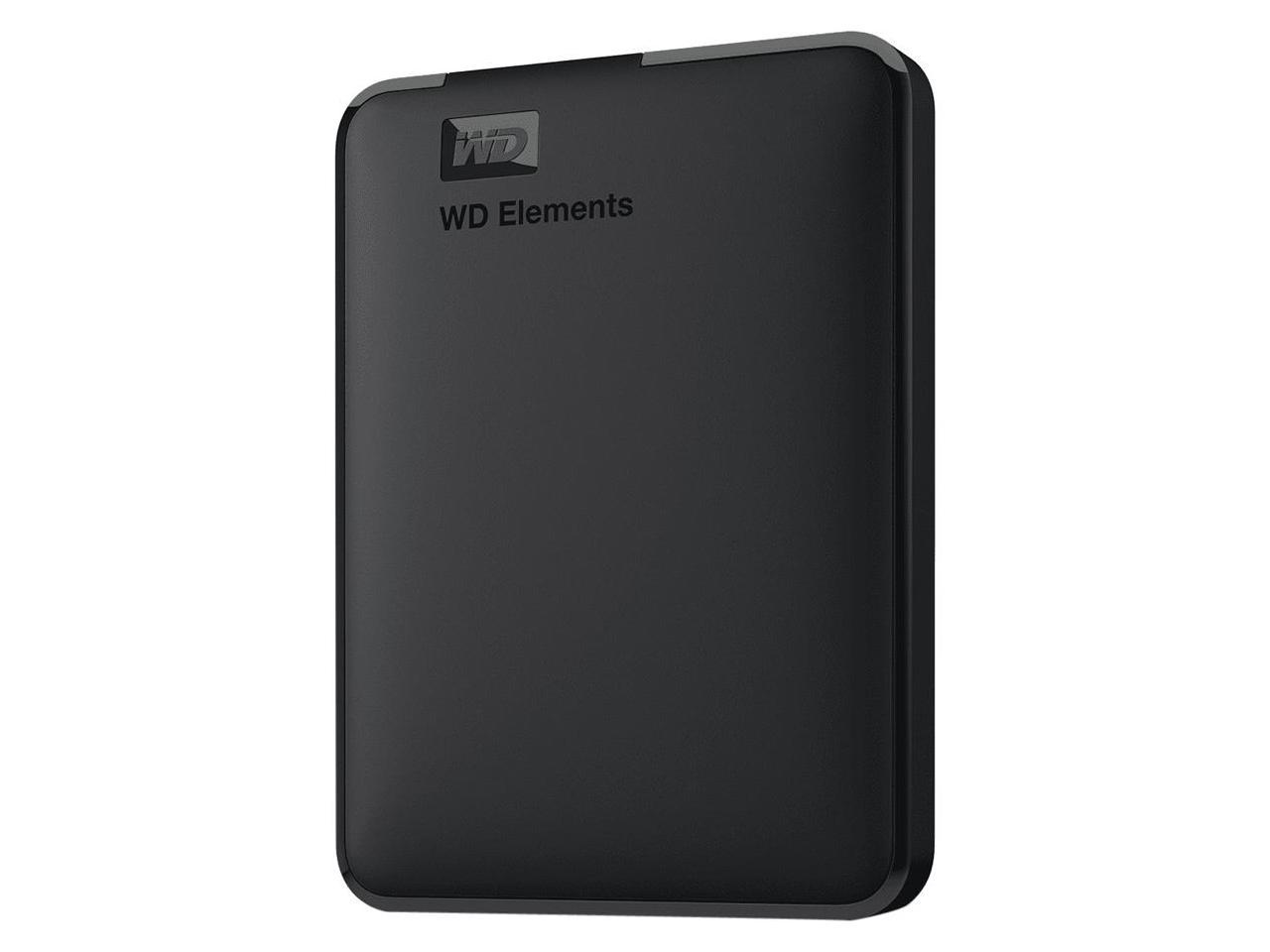 WD 5TB Elements Portable Storage USB 3.0 Model WDBU6Y0050BBK-WESN Black
