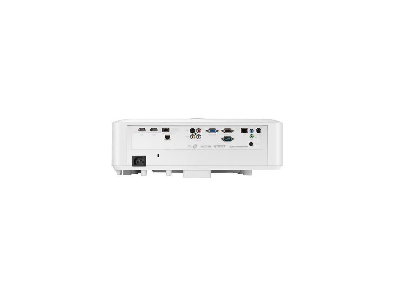 ViewSonic LS860WU 5000 Lumens WUXGA Short Throw Laser Projector with One-Wire HDBT 1.3x Optical Zoom Vertical Horizontal Keystone and Lens Shift