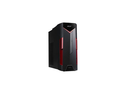 Acer Nitro N50-600 Gaming Desktop Computer - Core i5 i5-9400F - 8 GB RAM - 512 GB SSD - Windows 10 Home 64-bit - NVIDIA GeForce GTX 1650 4 GB - DVD-Writer - Gigabit Ethernet - Wireless LAN