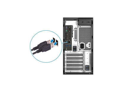 Dell Precision 3000 3630 Workstation - Core i5 i5-9500 - 8 GB RAM - 1 TB HDD - Mini-tower - Windows 10 Pro 64-bitIntel UHD Graphics 630 - DVD-Writer - Serial ATA/600 Controller - English Keyboard - Gi