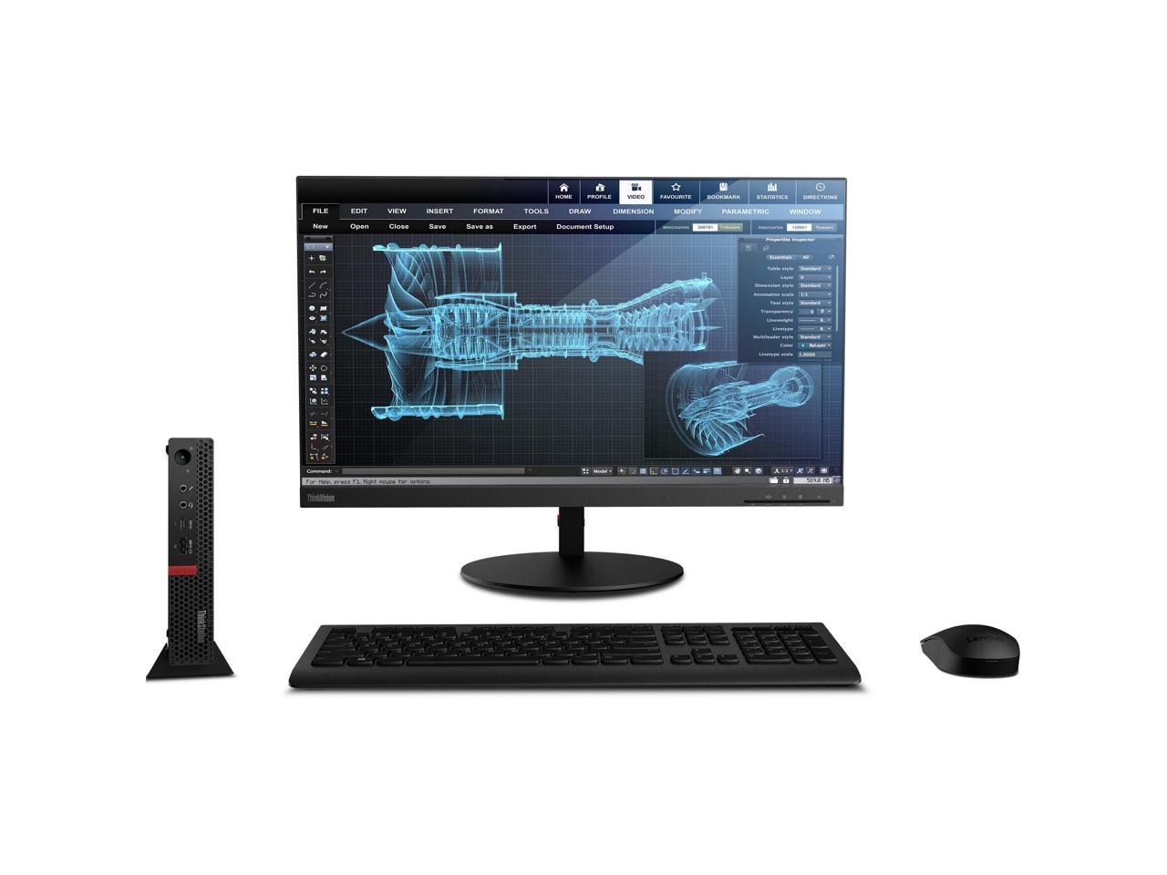 Lenovo ThinkStation P330 Tiny Computer i5-9400T 16GB 512GB SSD W10 Nvidia P1000