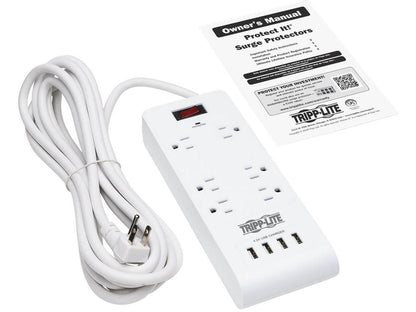 Tripp Lite TLP64USBRA15 6-Outlet Surge Suppressor/Protector