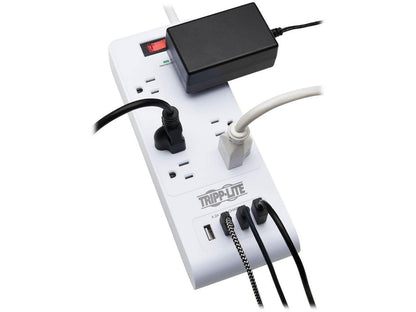 Tripp Lite TLP64USBRA15 6-Outlet Surge Suppressor/Protector