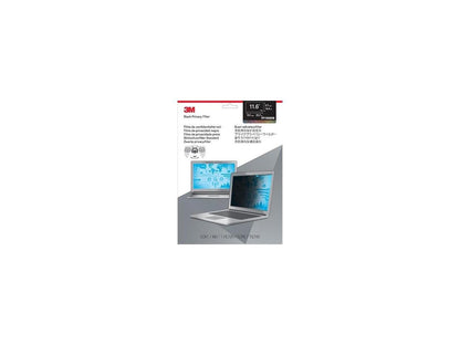 3M PF116W9B Privacy Filter For 11.6In Ws 16:9 Unframed For Laptop And Lcd