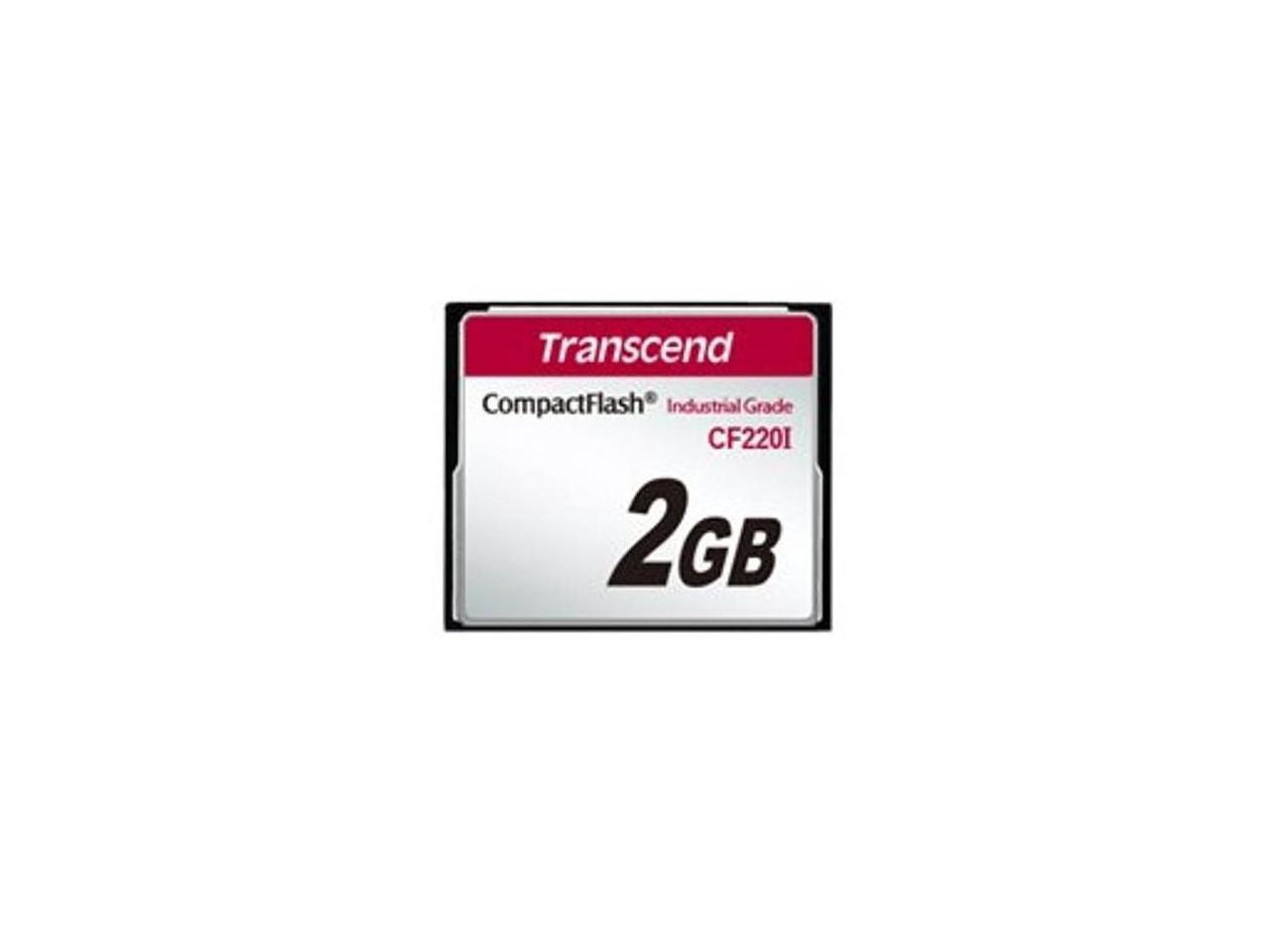 Transcend Industrial CF220I 1 GB CompactFlash - 40 MB/s Read - 42 MB/s Write