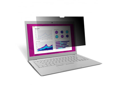 3M TF125W9B Touch Privacy Filter for 12.5" Widescreen Laptop - Standard Fit