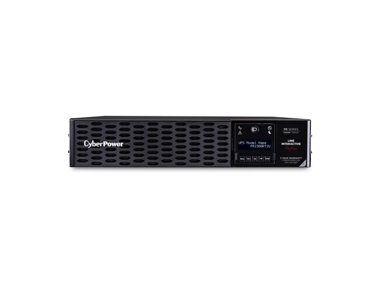 CyberPower PR1500RT2U 1500VA 1500W SINE WAVE 2U RACK TWR UPS