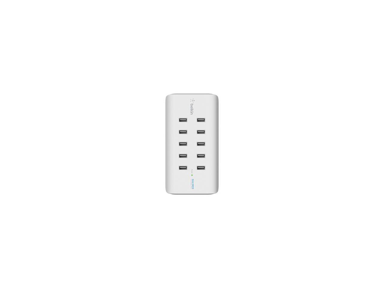 Belkin B2B139 ROCKSTAR - Charging station - 120 Watt - 10 output connectors (10 x 4 pin USB Type A)