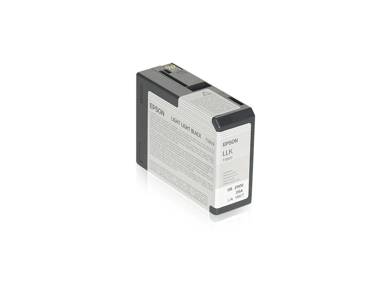 EPSON T580900 Light Black UltraChrome Ink Cartridge 80