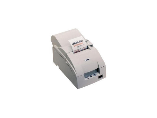 EPSON C31C514A8711 TM-U220B DOT MATRIX RECEIPT PRINTER USB NO DISPLAY MODULE OR HUB PORT DARK GRAY AUTOCUTTER POWER SUPPLY INCLUDED