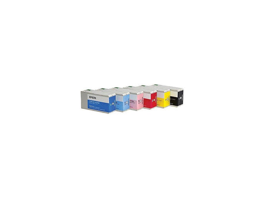 EPSON C13S020A9991 PP-100CONS CONSUMABLES 6 PACK INK CARTRIDGES FOR DISCPRODUCER 1 CARTRIDGE OF EACH COLOR