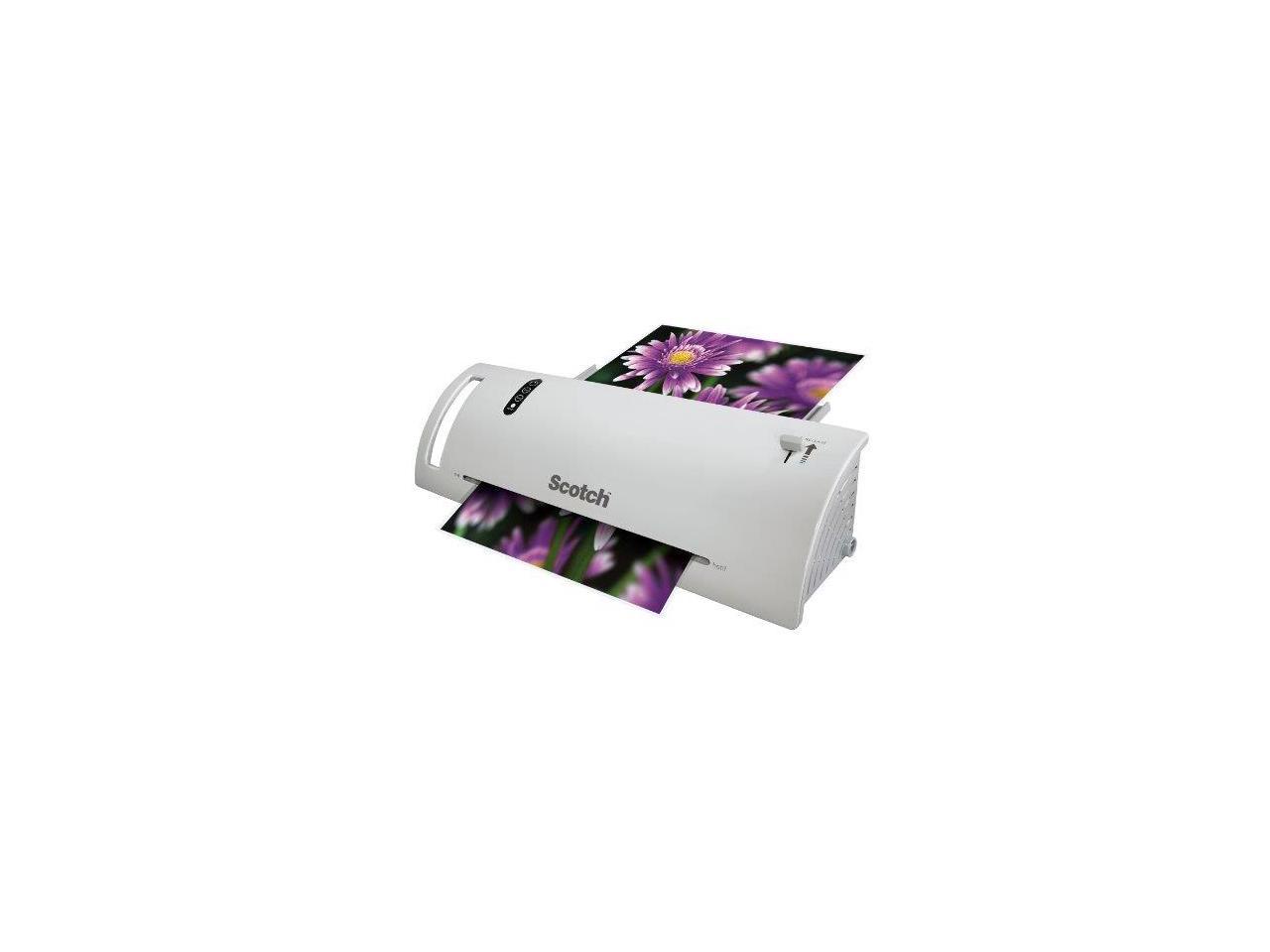 Scotch Thermal Laminator Value Pack 9" W with 20 Letter Size Pouches TL902VP
