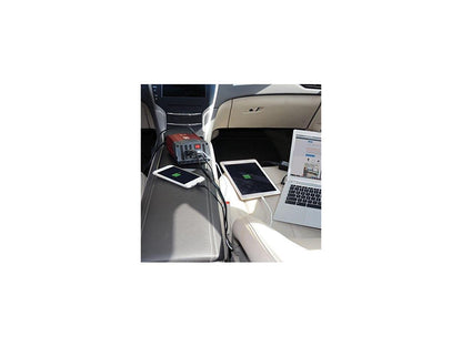 Tripp Lite 150W Compact Car Inverter 12V 120V 2-Port USB Charging 1 Outlet - Input Voltage: 12 V DC
