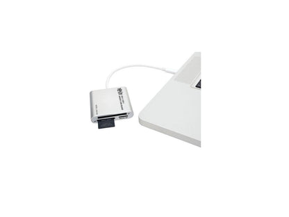 Tripp Lite U452-003 USB 3.1 Gen 1 USB Type-C (USB-C) Multi-Drive Smart-Card Flash-Memory Media Reader/Writer (U452-003)