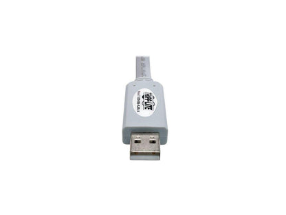 Tripp Lite USB to RJ45 Cisco Serial Rollover Cable, USB Type-A to RJ45 M/M, 6 ft.