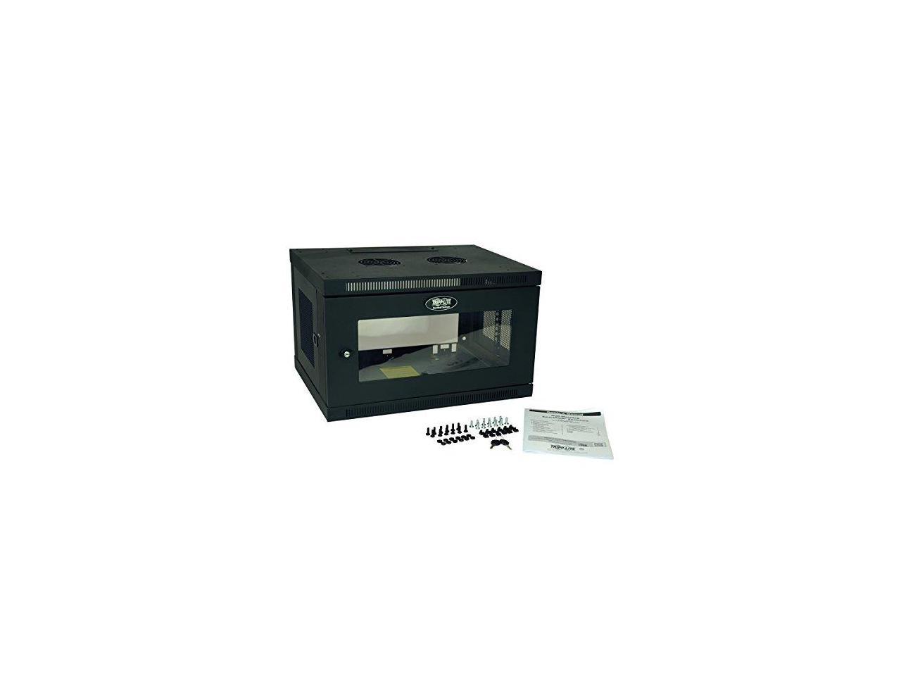 Tripp Lite 6U Wall-Mount Rack Enclosure Cabinet with Clear Acrylic Window, Switch-Depth (SRW6UG)