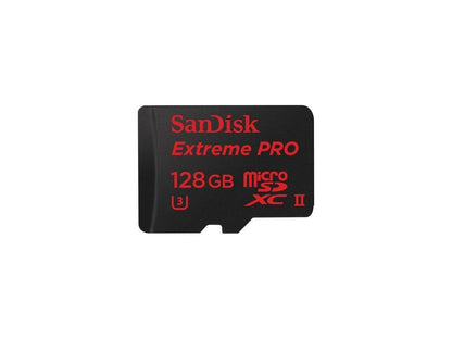 SanDisk Extreme Pro 128GB microSDXC Class 10 UHS-II U-3 Card w/USB 3.0 Reader