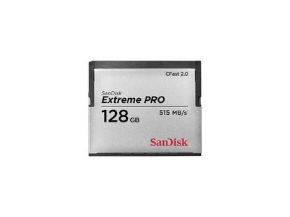 SanDisk - SDCFSP-128G-A46D - SanDisk Extreme Pro 128 GB CFast Card - 525 MB/s Read - 450 MB/s Write - Lifetime Warranty