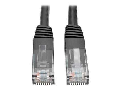 Tripp Lite Cat6 Gigabit Molded Patch Cable, 14 ft. RJ45 (M/M), 550MHz 24 AWG Black 14' (N200-014-BK)