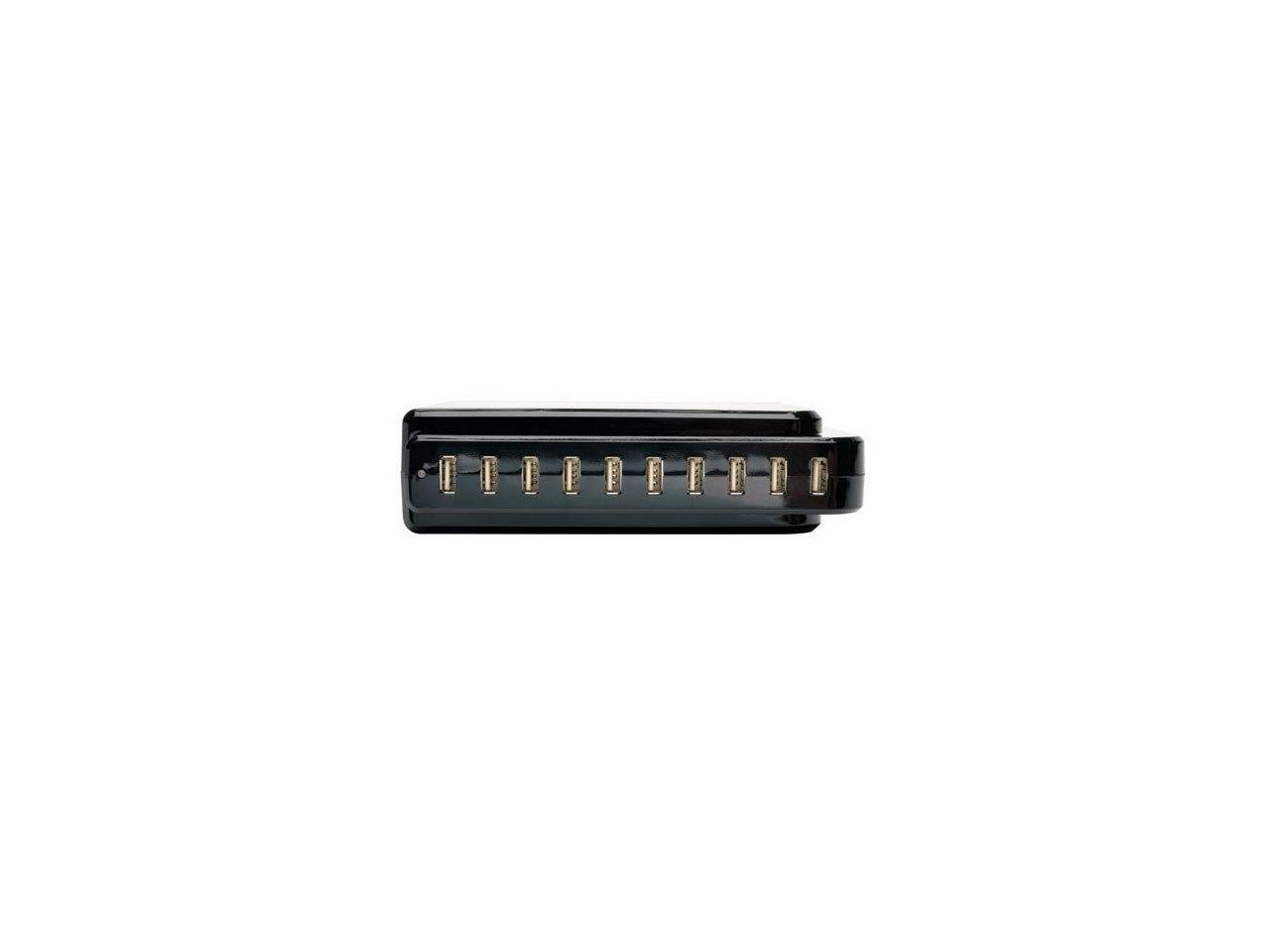Tripp Lite 10-Port USB Charging Station, 5V 21A / 105W USB Charger Output (U280-010)