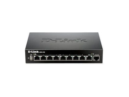 D-LINK SYSTEMS DSR-250 WIRED SSL VPN ROUTER, 8 GIGABIT PORTS, 1 WAN. LIMITED LIFETIME WARRANTY.