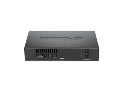 D-LINK SYSTEMS DSR-250 WIRED SSL VPN ROUTER, 8 GIGABIT PORTS, 1 WAN. LIMITED LIFETIME WARRANTY.