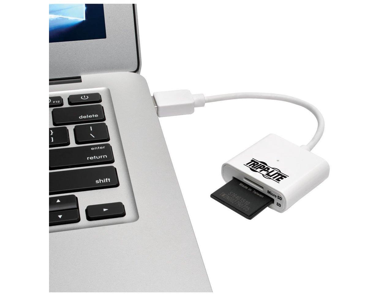 Tripp Lite Usb 3.0 Superspeed Sd / Micro Sd Memory Card Media Reader 6In.