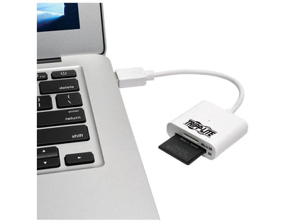 Tripp Lite Usb 3.0 Superspeed Sd / Micro Sd Memory Card Media Reader 6In.