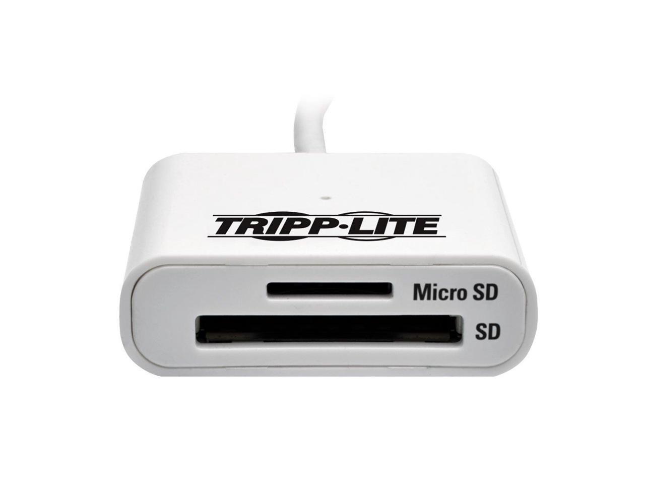 Tripp Lite Usb 3.0 Superspeed Sd / Micro Sd Memory Card Media Reader 6In.