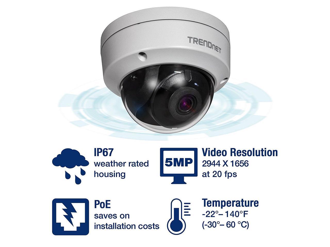 TRENDnet Indroutdr 5Mp H265 Camera (TV-IP317PI)