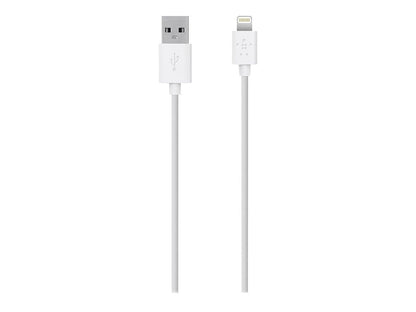 Belkin 3-Meter Lightning to USB ChargeSync Cable - White (F8J023bt3M-WHT)
