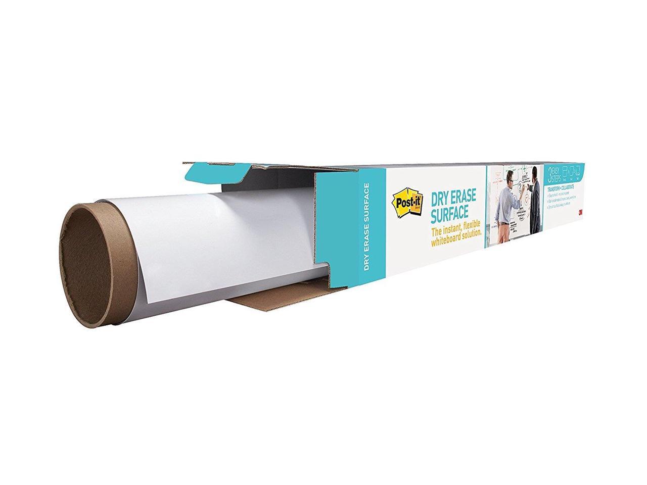 Post-it Dry DEF6X4 - Erase Film with Adhesive Backing, 72 x 48, White