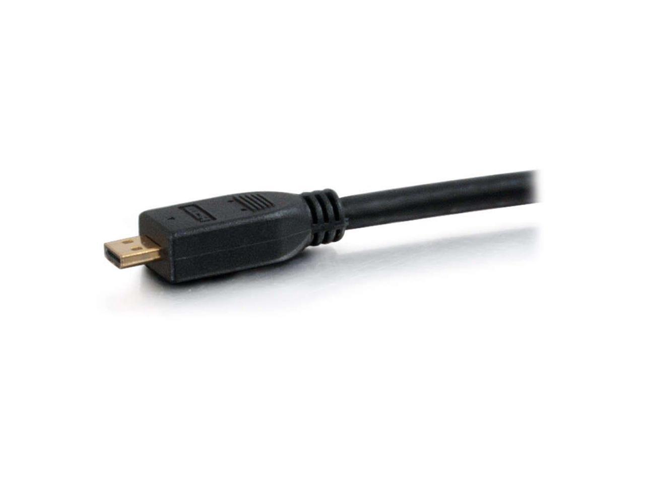 C2G 50620 4K UHD High Speed HDMI to Mini HDMI Cable (60Hz) with Ethernet for 4K Devices, Black (10 Feet, 3.04 Meters)