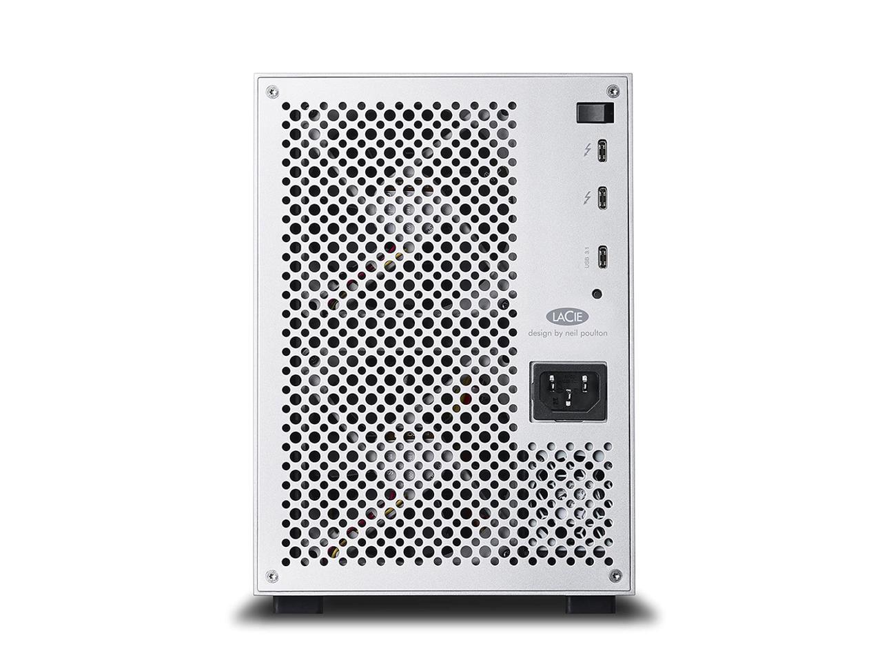 Lacie STFK96000400 6big Thunderbolt 3 RAID 96TB External Hard Drive