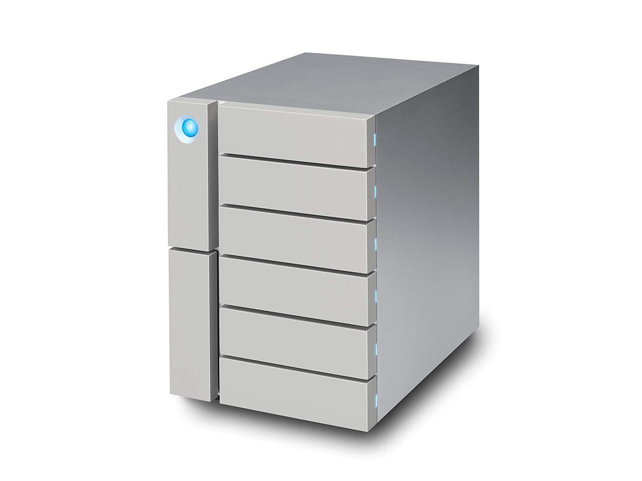 Lacie STFK96000400 6big Thunderbolt 3 RAID 96TB External Hard Drive