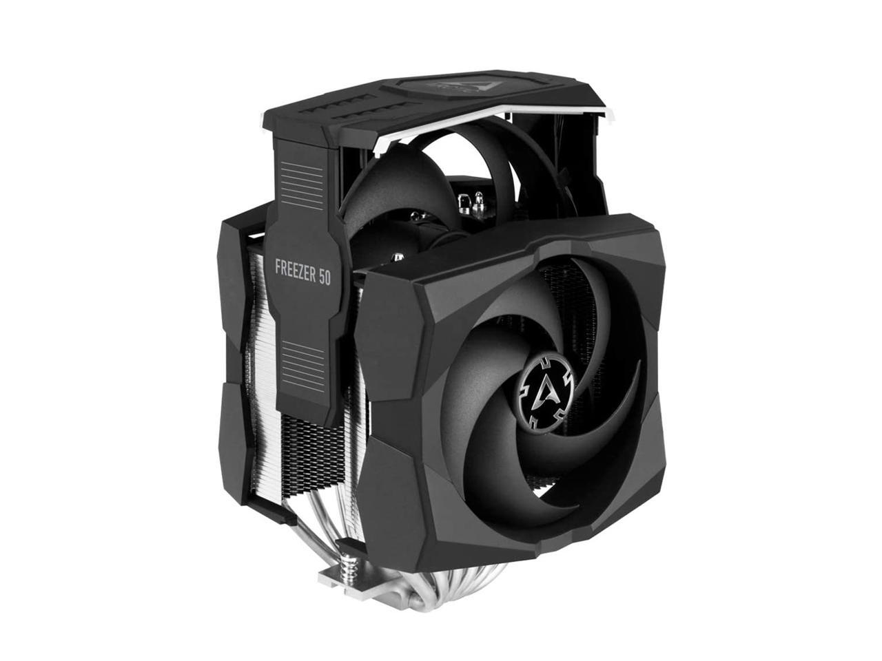 Arctic ACFRE00065A Freezer 50 - Multi Compatible Dual Tower CPU Cooler with A-RGB CPU Cooler for AMD